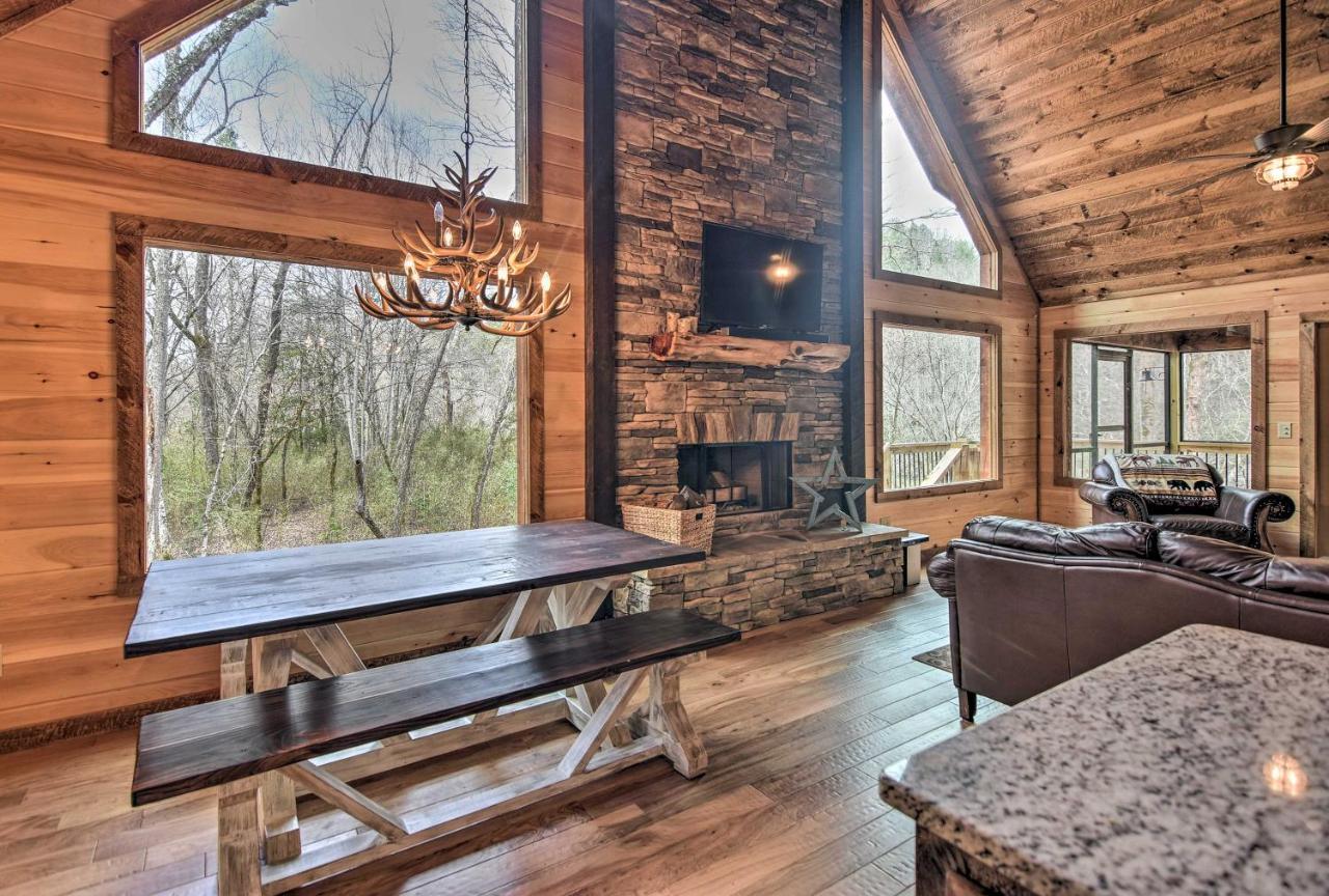 Modern Murphy Cabin With Nottely River Views! 외부 사진