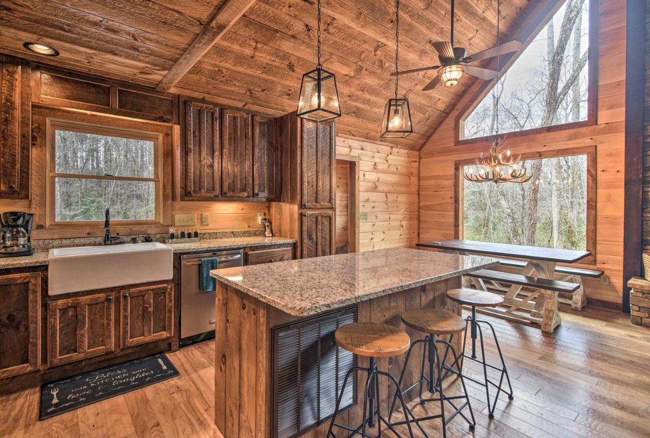 Modern Murphy Cabin With Nottely River Views! 외부 사진