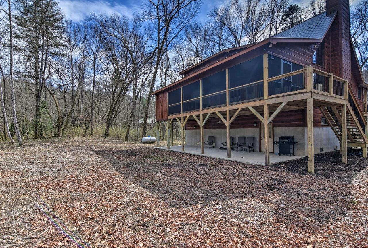 Modern Murphy Cabin With Nottely River Views! 외부 사진